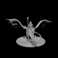 Necromancer Mounted on Undead Dragon