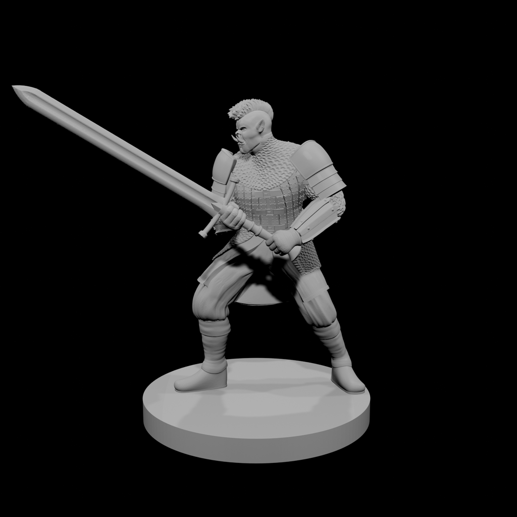 Orc Fighter with greatsword