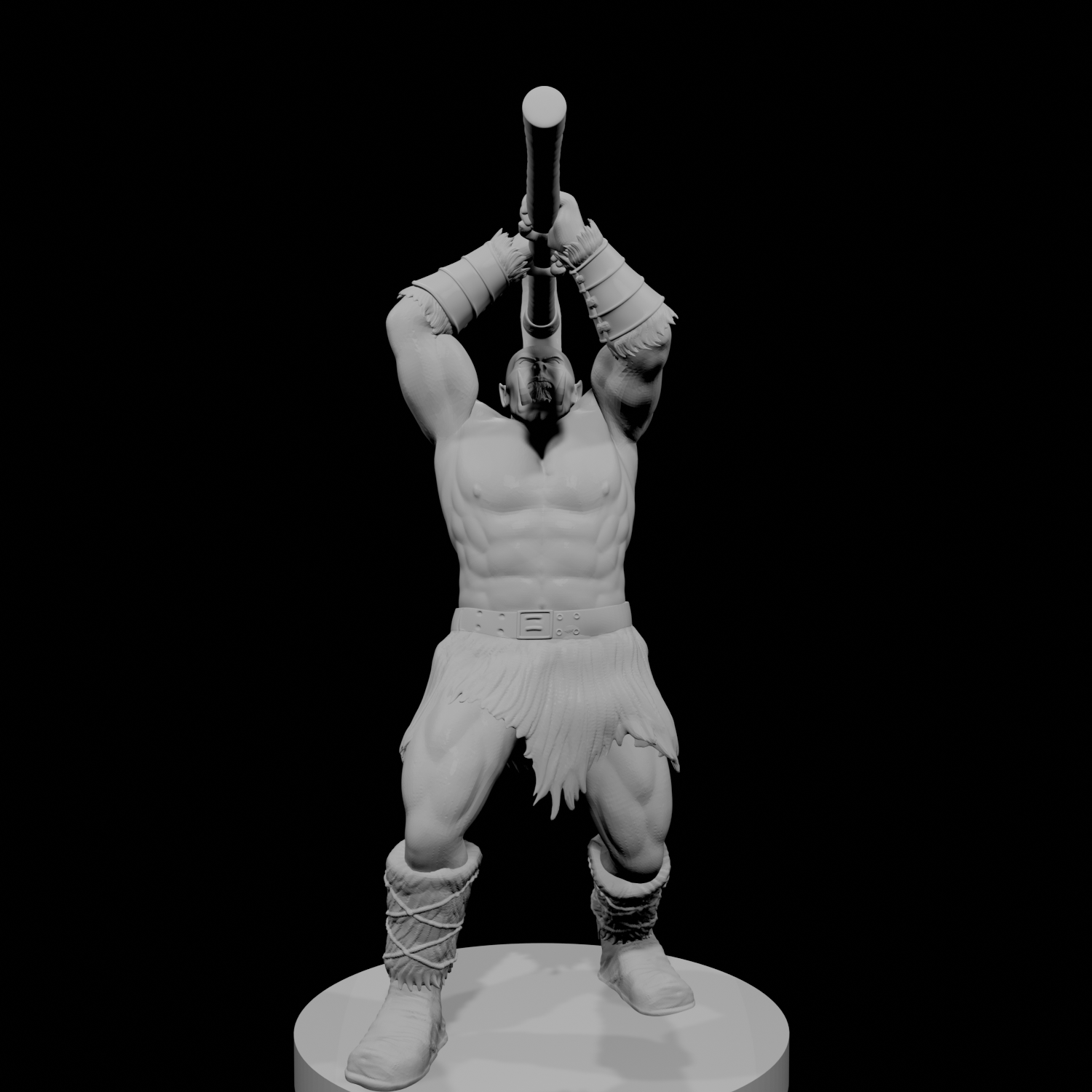 Orc Male Barbarian