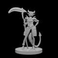 Tiefling Female Death Cleric