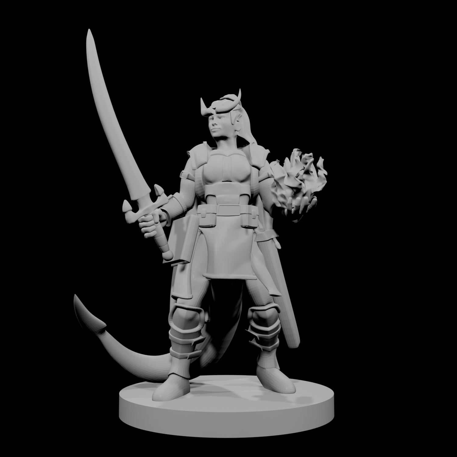 Tiefling Female Hexblade