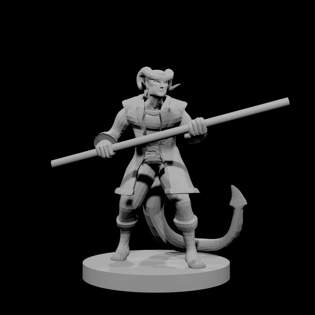 Tiefling Male Monk