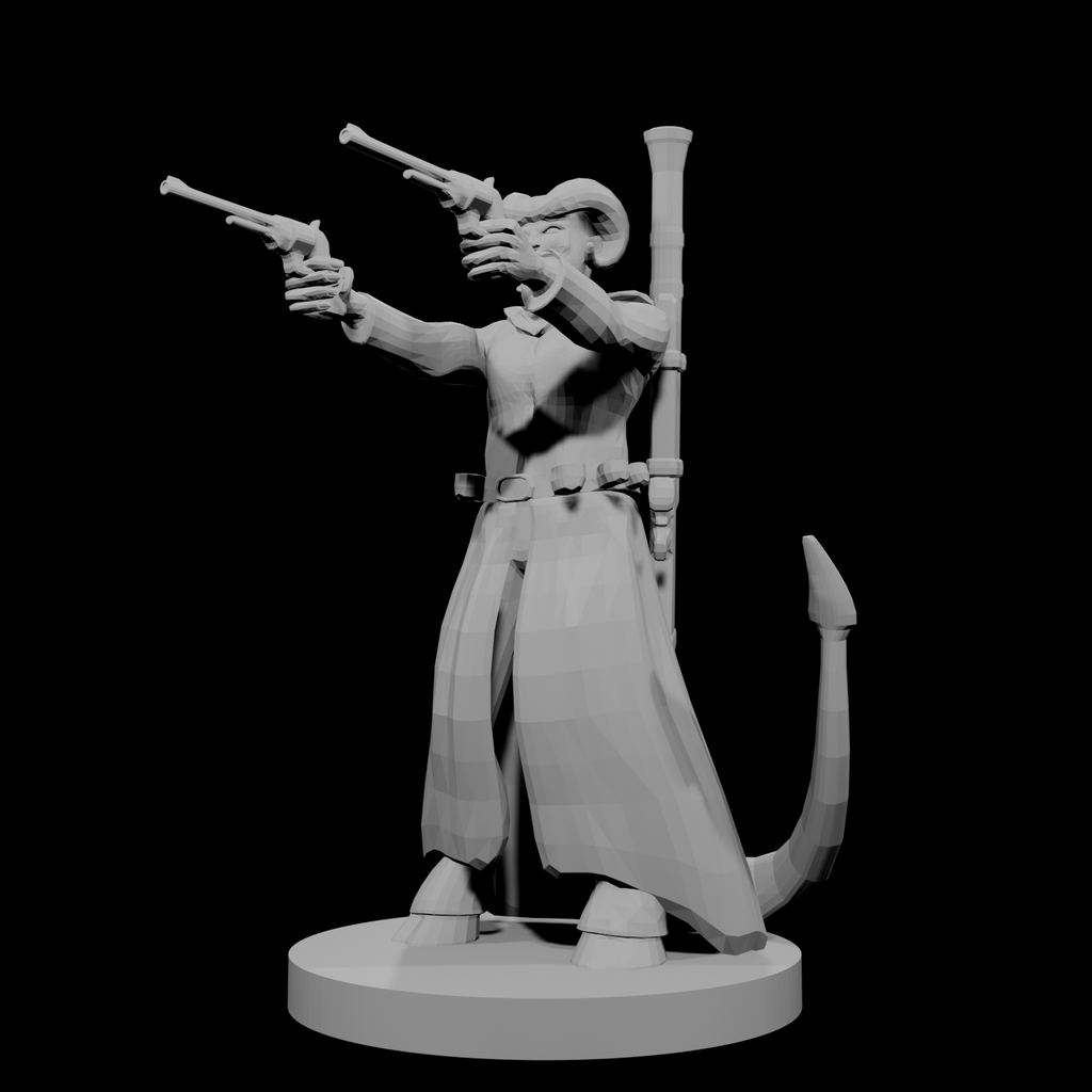 Tieflng Gunslinger two Pistols Male