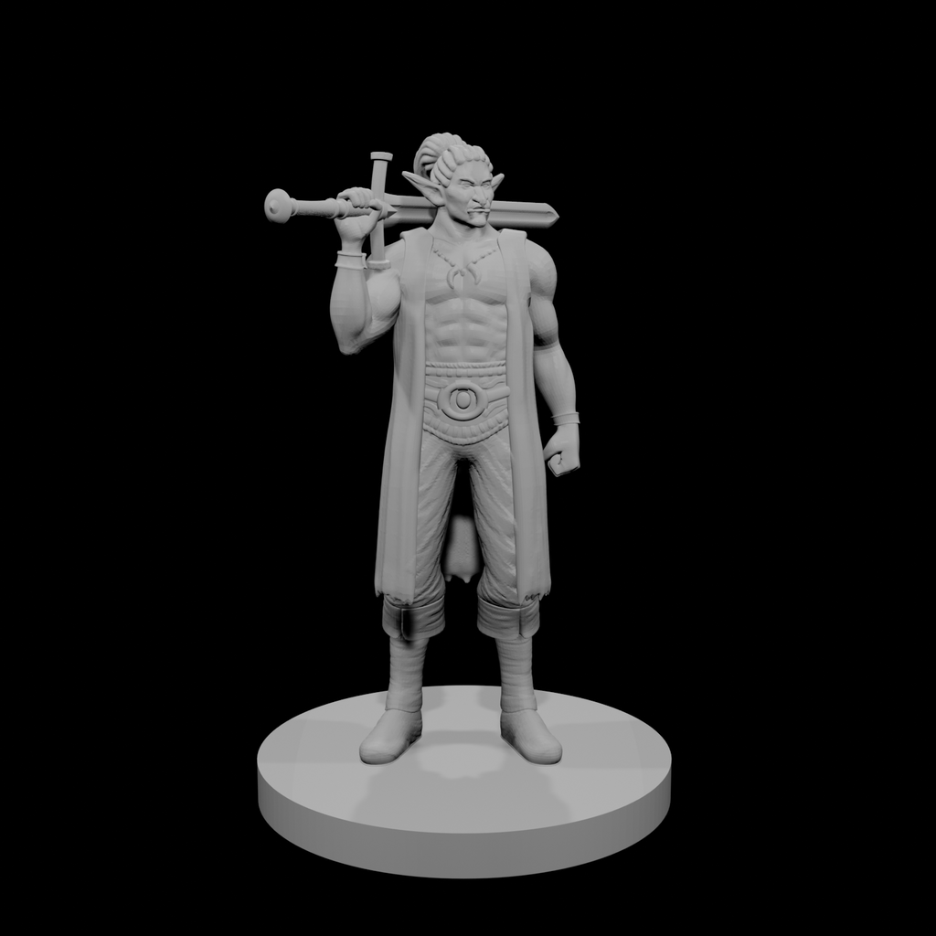 Trollkin Male Heavy Pirate