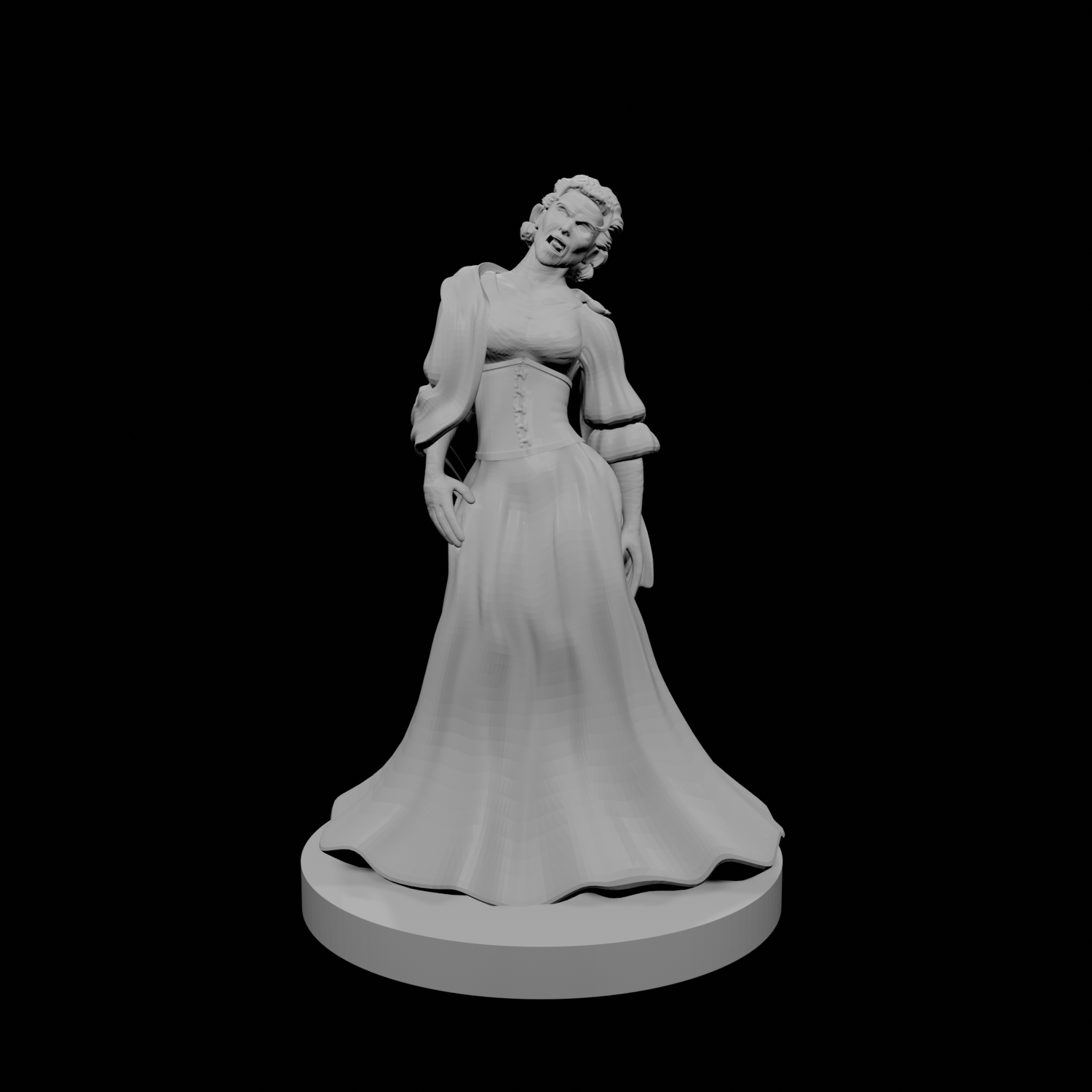 Noble femme zombie