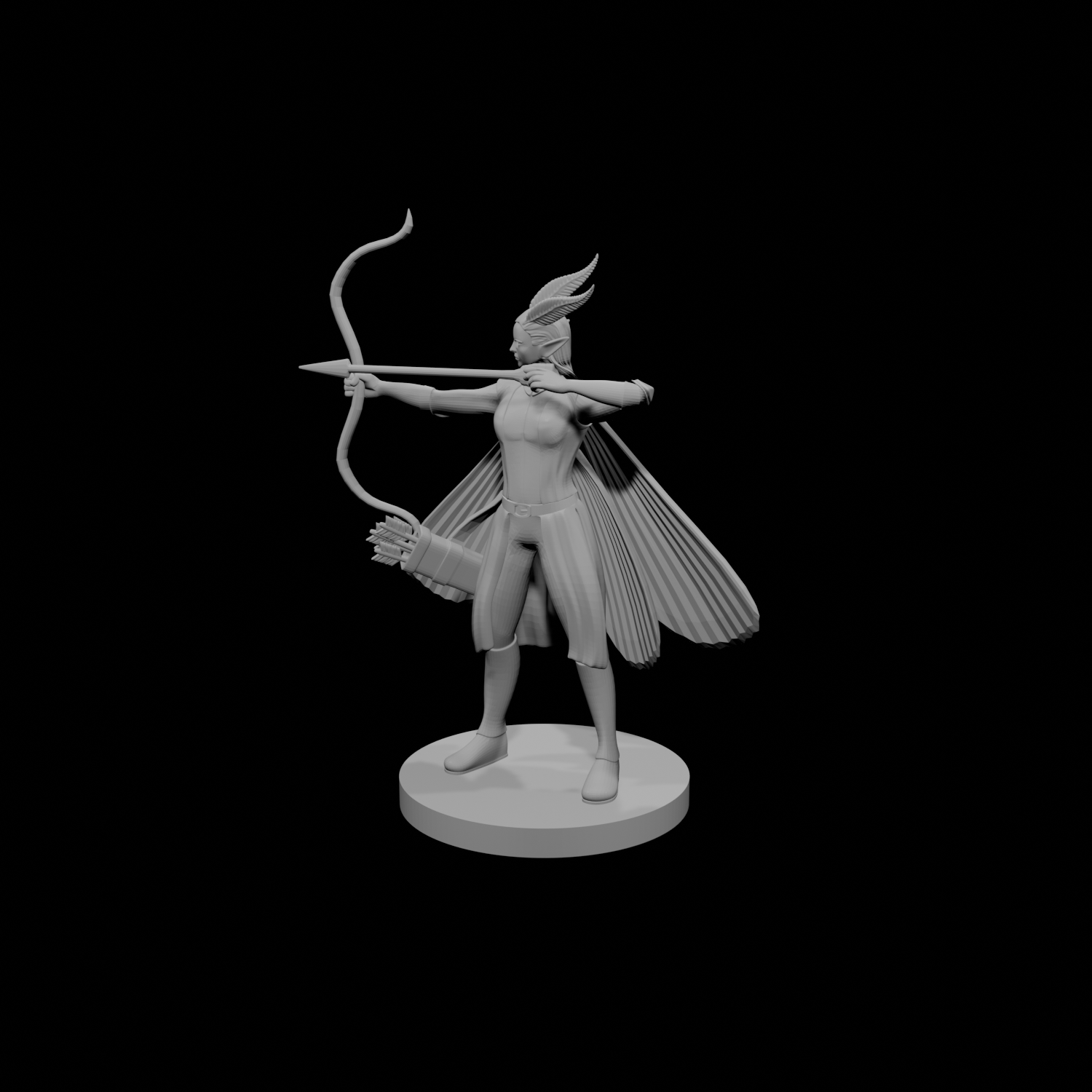 Archfée Femme avec Carquois