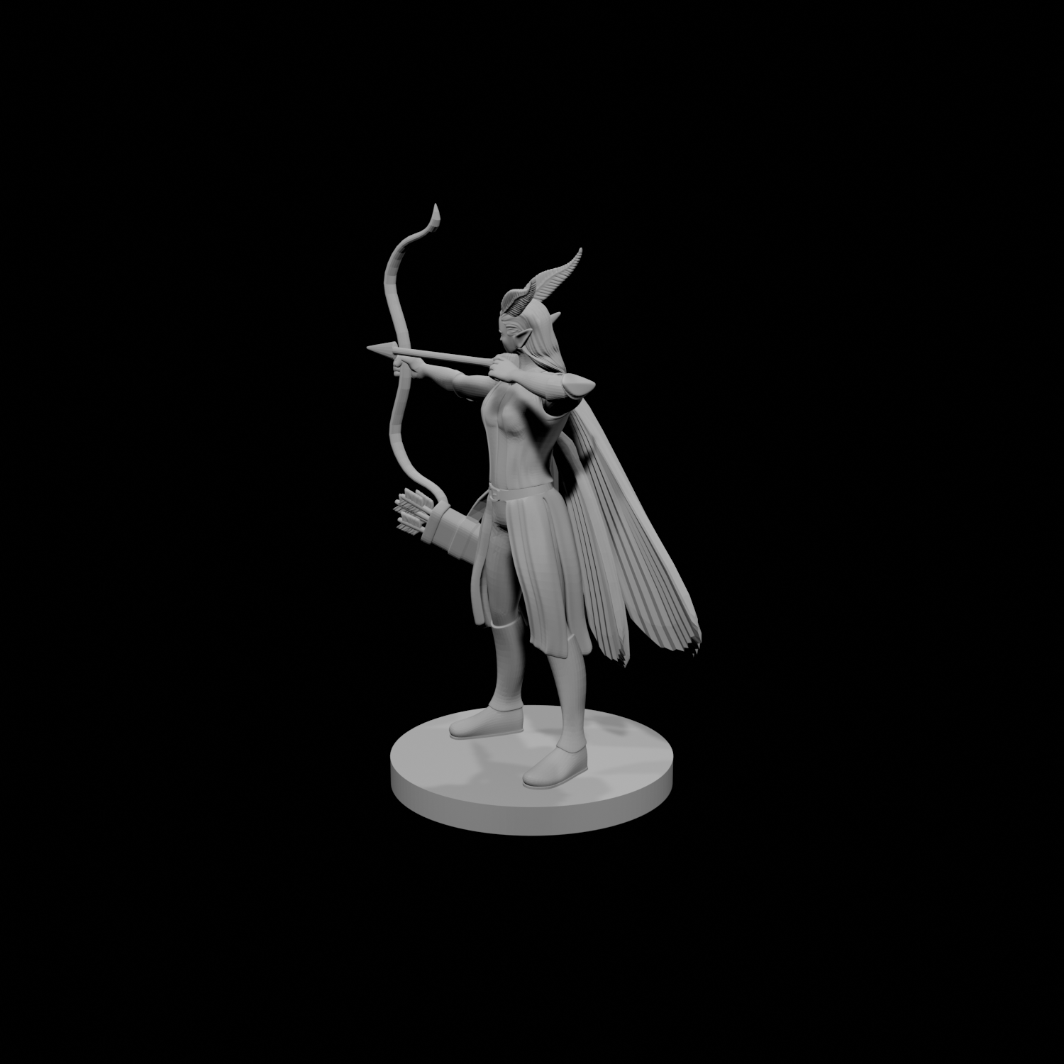 Archfée Femme avec Carquois