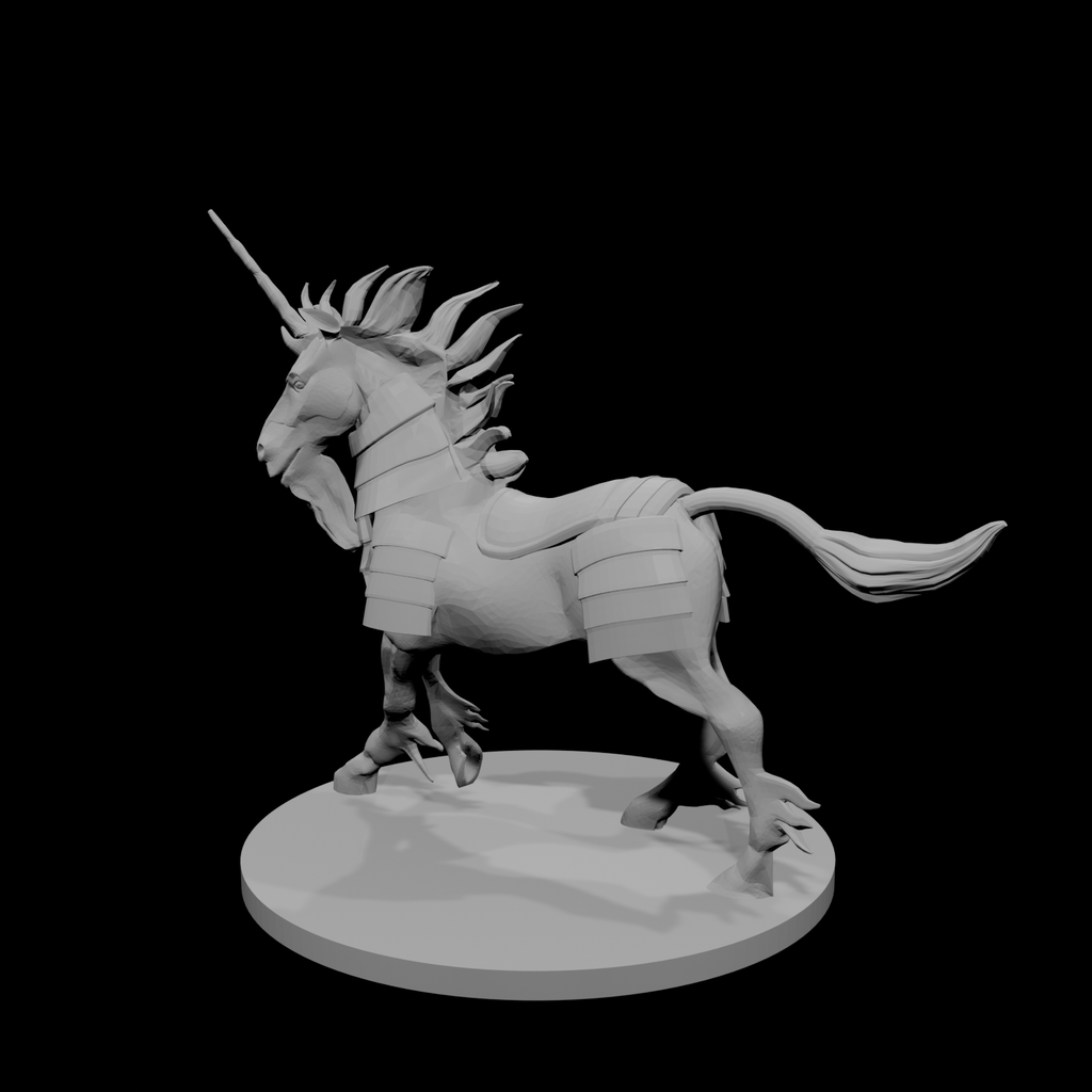 Armored Unicorn Mount