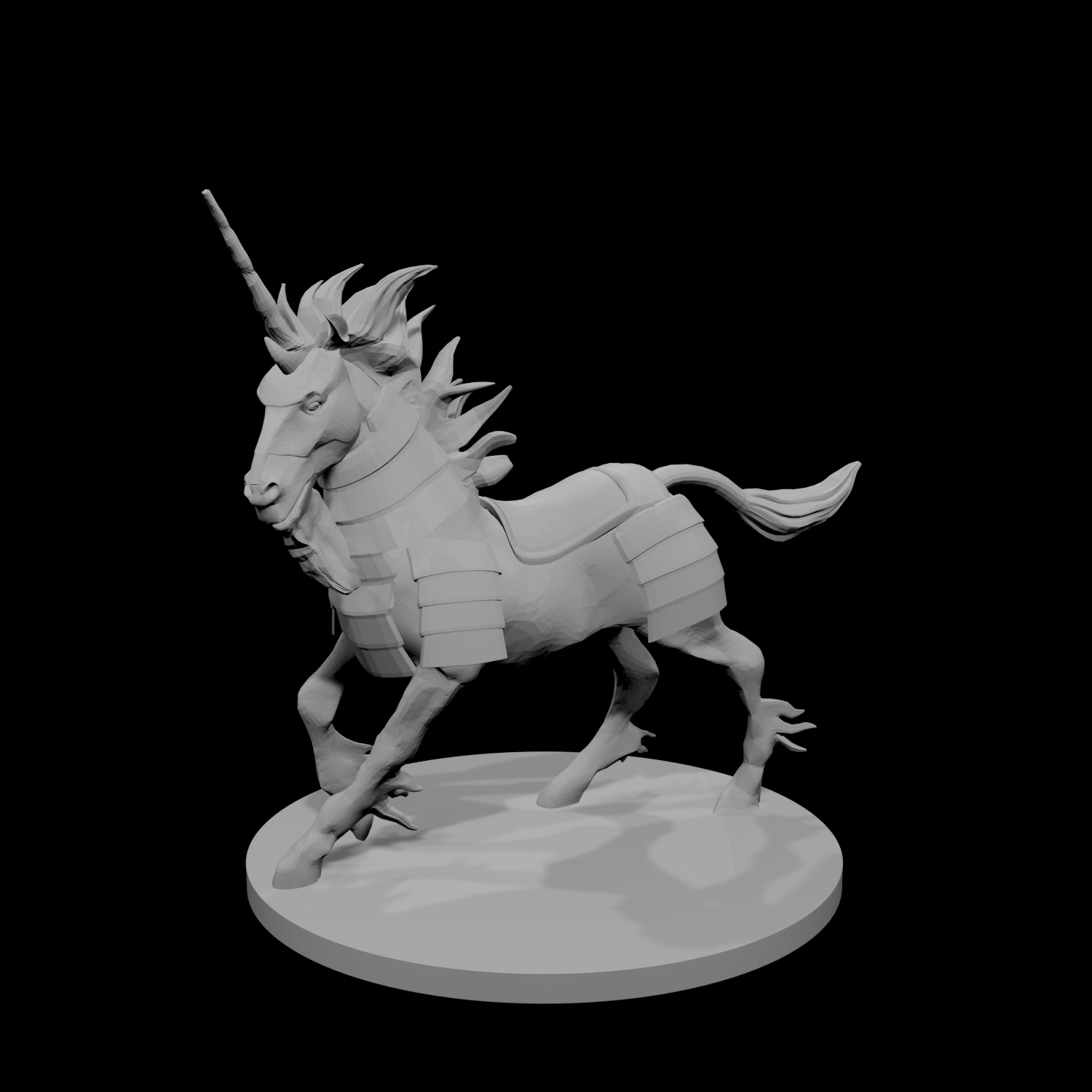 Armored Unicorn Mount