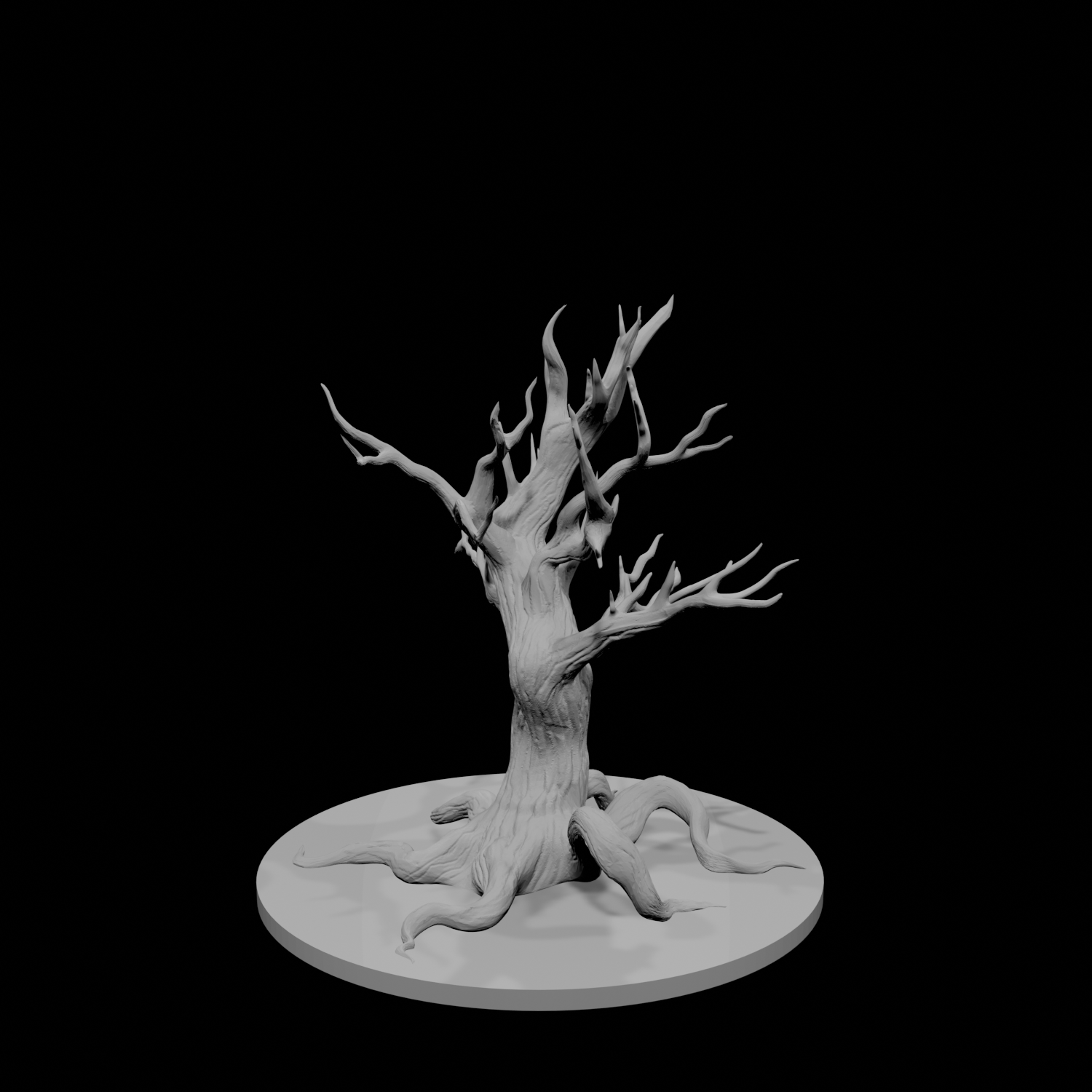 Arbre éveillé sans feuilles