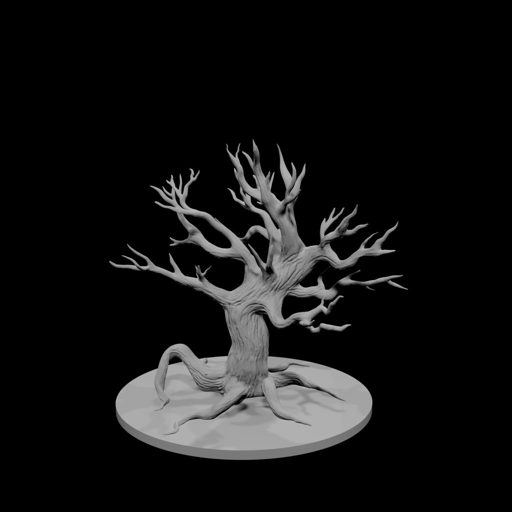 Arbre éveillé sans feuilles