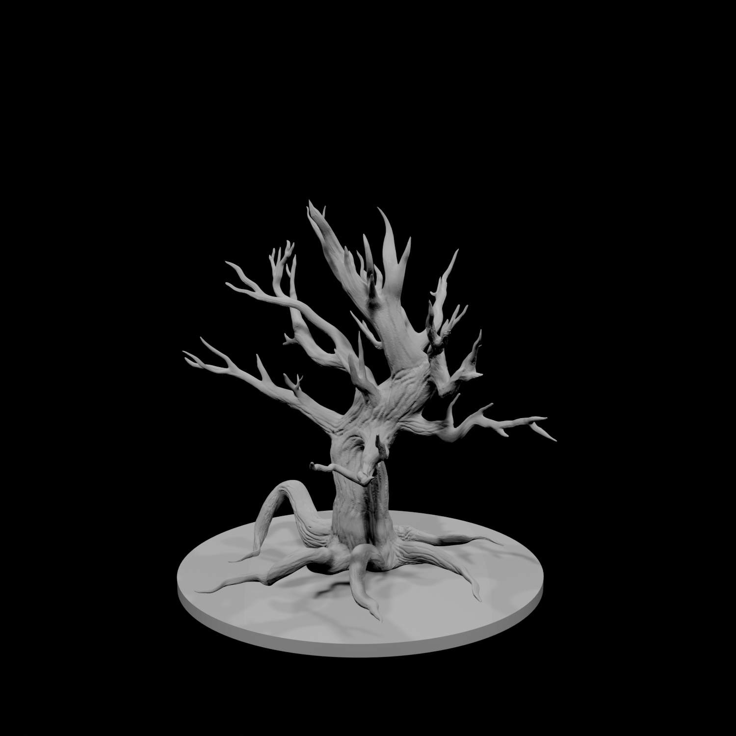 Arbre éveillé sans feuilles