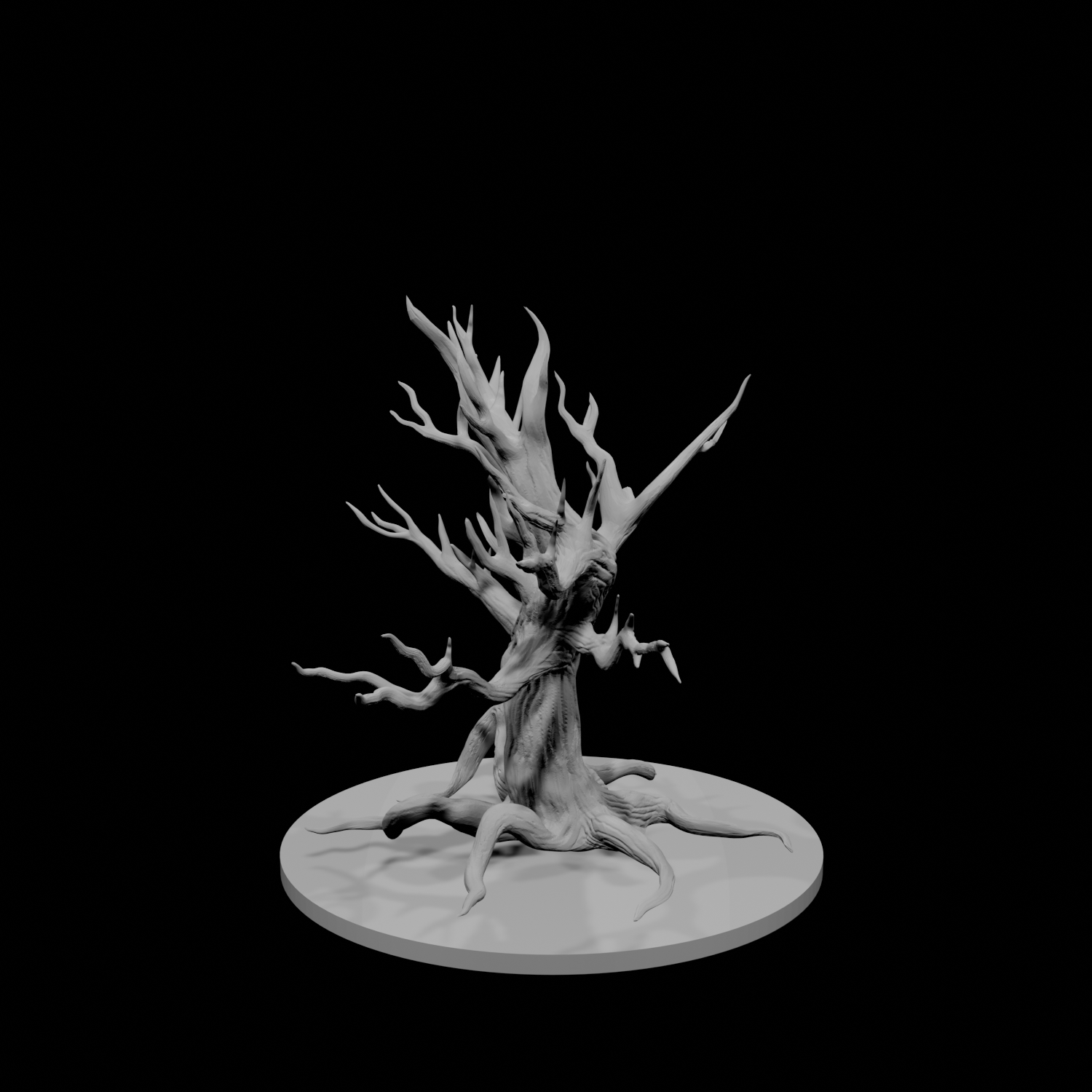 Arbre éveillé sans feuilles