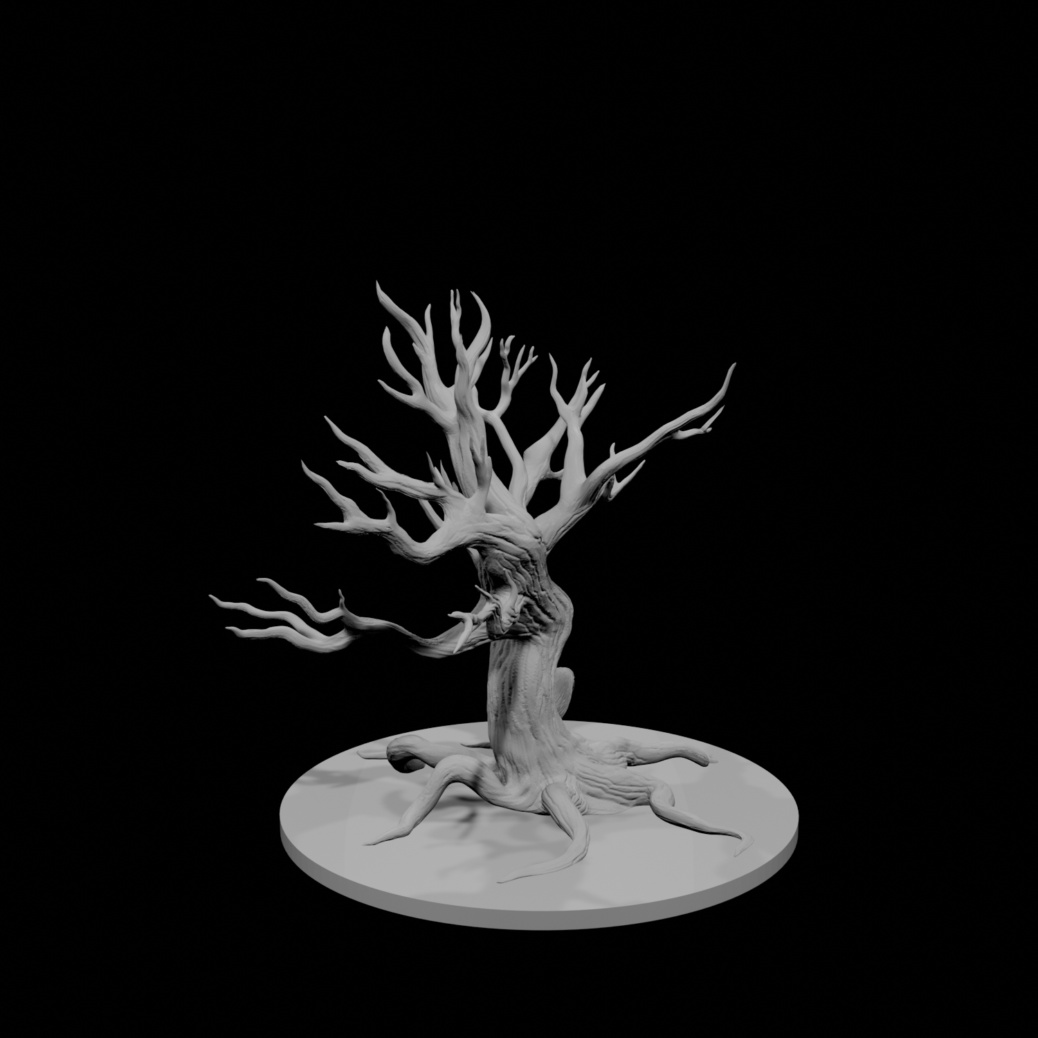 Arbre éveillé sans feuilles