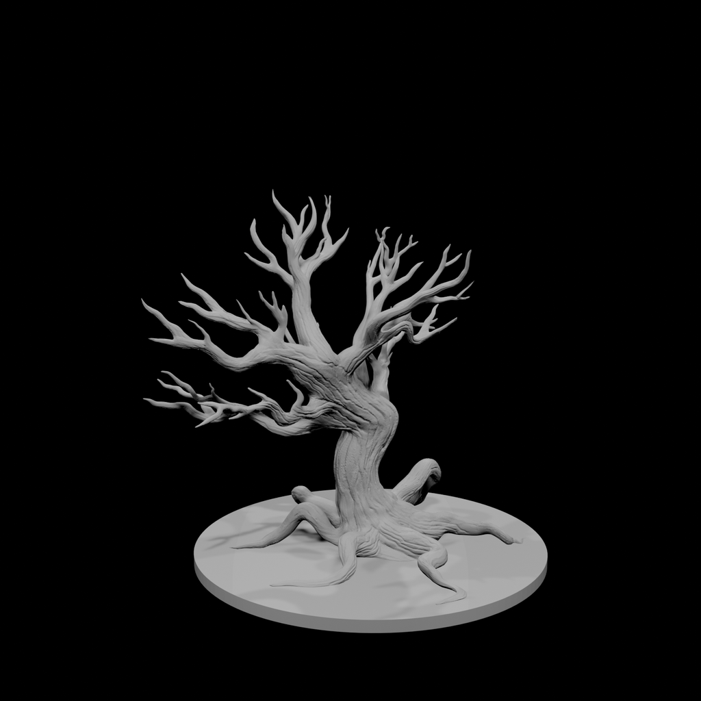Arbre éveillé sans feuilles