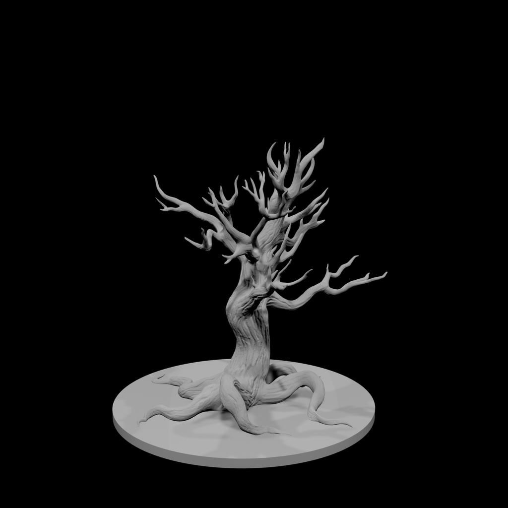 Arbre éveillé sans feuilles