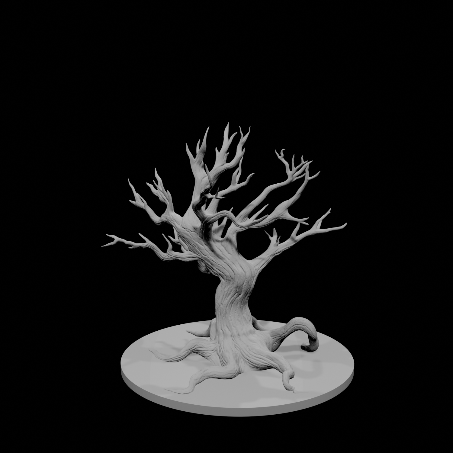 Arbre éveillé sans feuilles