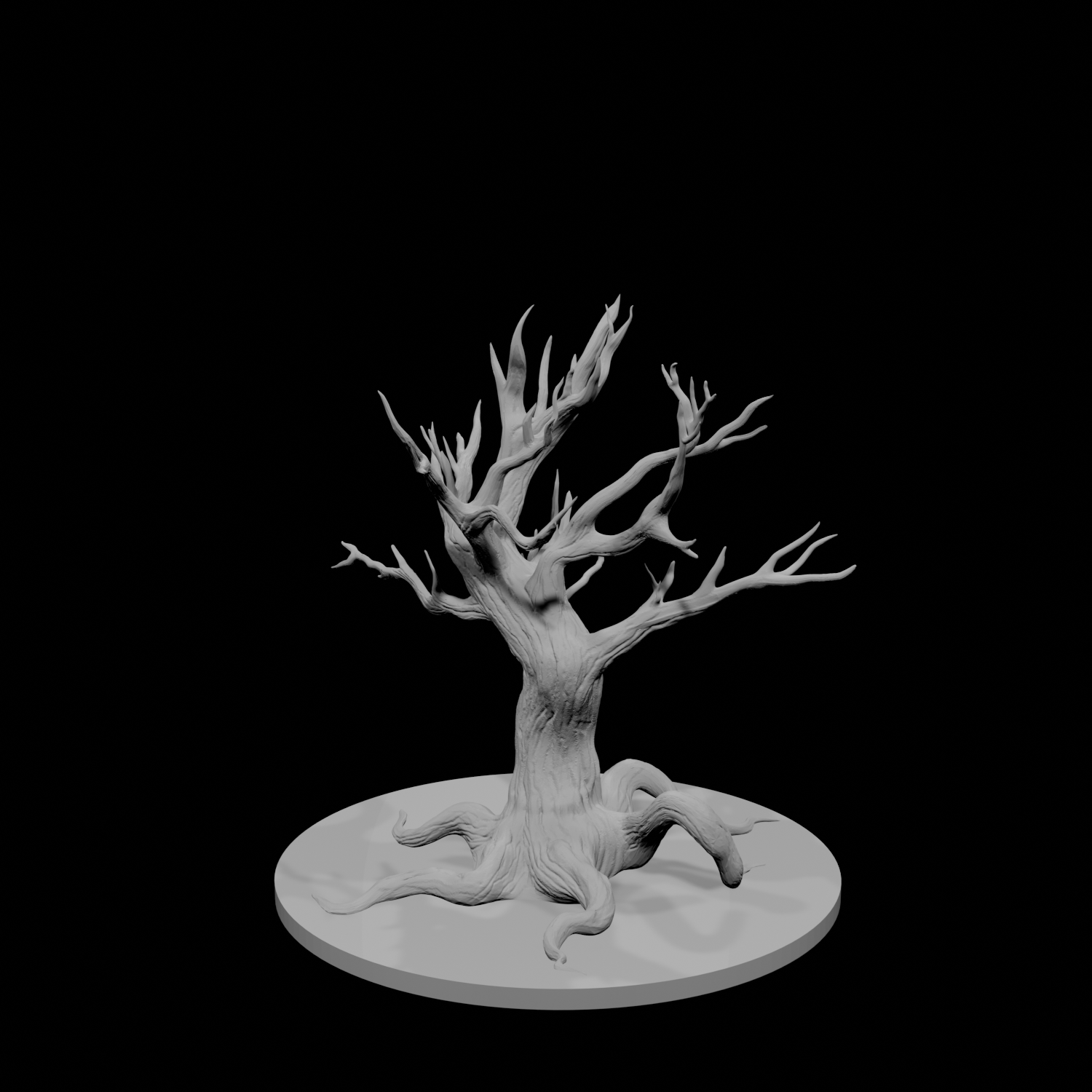 Arbre éveillé sans feuilles