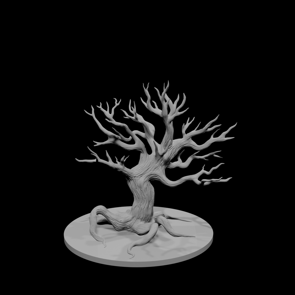 Arbre éveillé sans feuilles