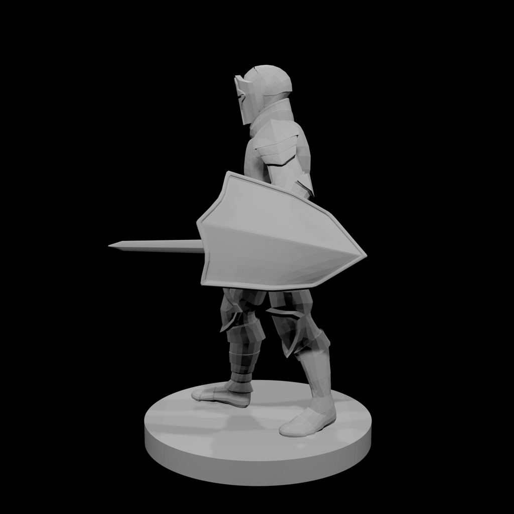 Paladin de la Conquête, épée et bouclier