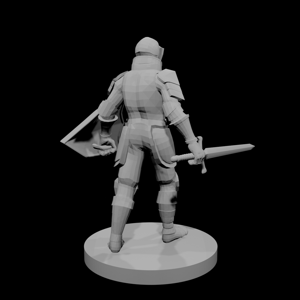 Paladin de la Conquête, épée et bouclier