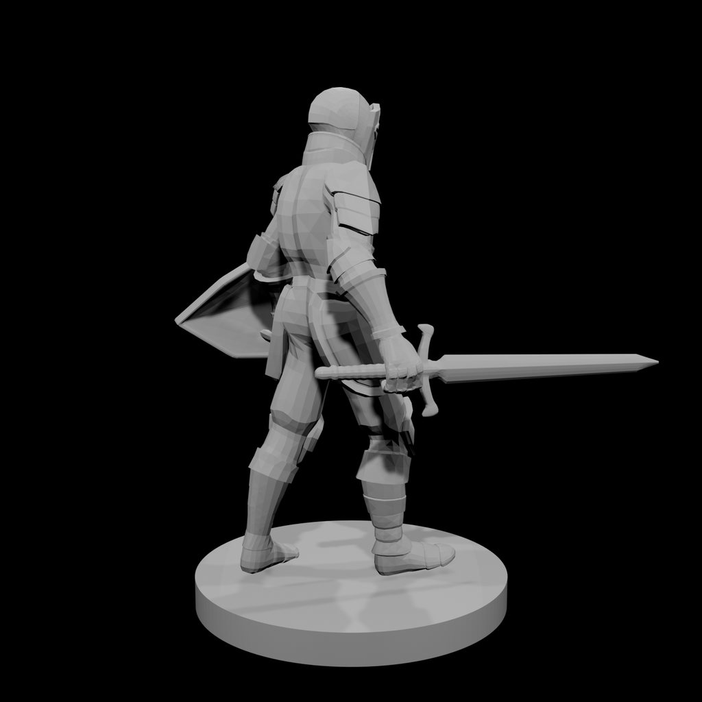 Paladin de la Conquête, épée et bouclier