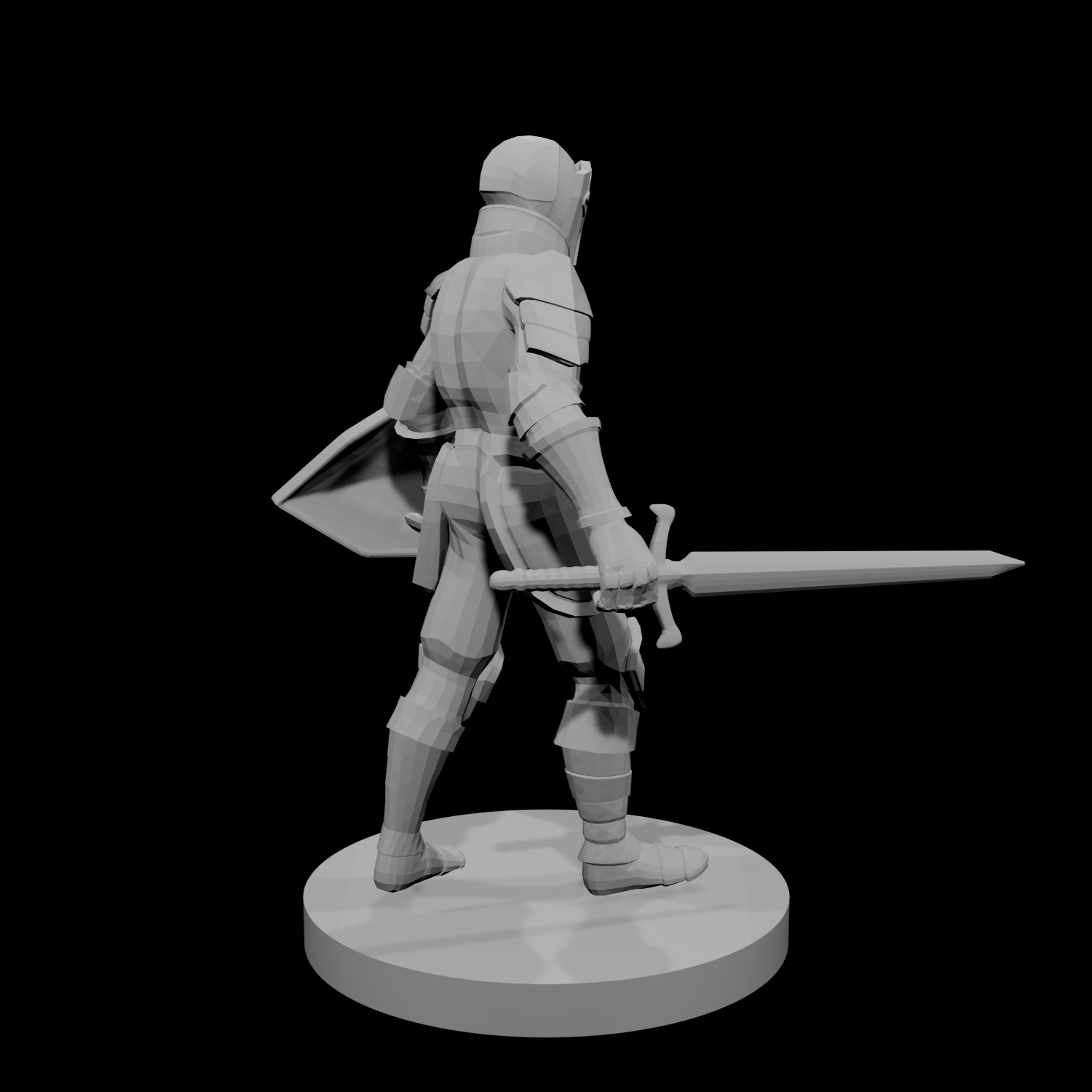 Paladin de la Conquête, épée et bouclier