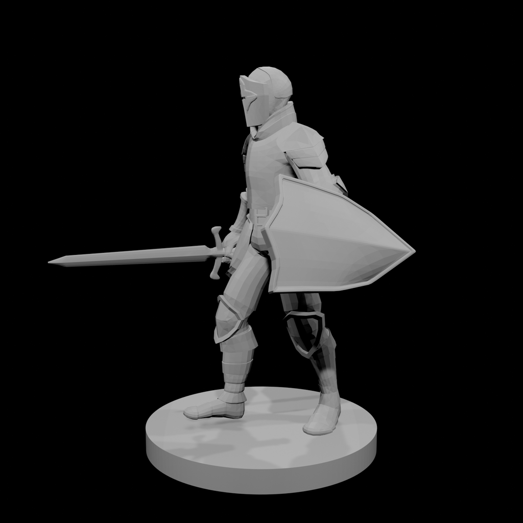 Paladin de la Conquête, épée et bouclier