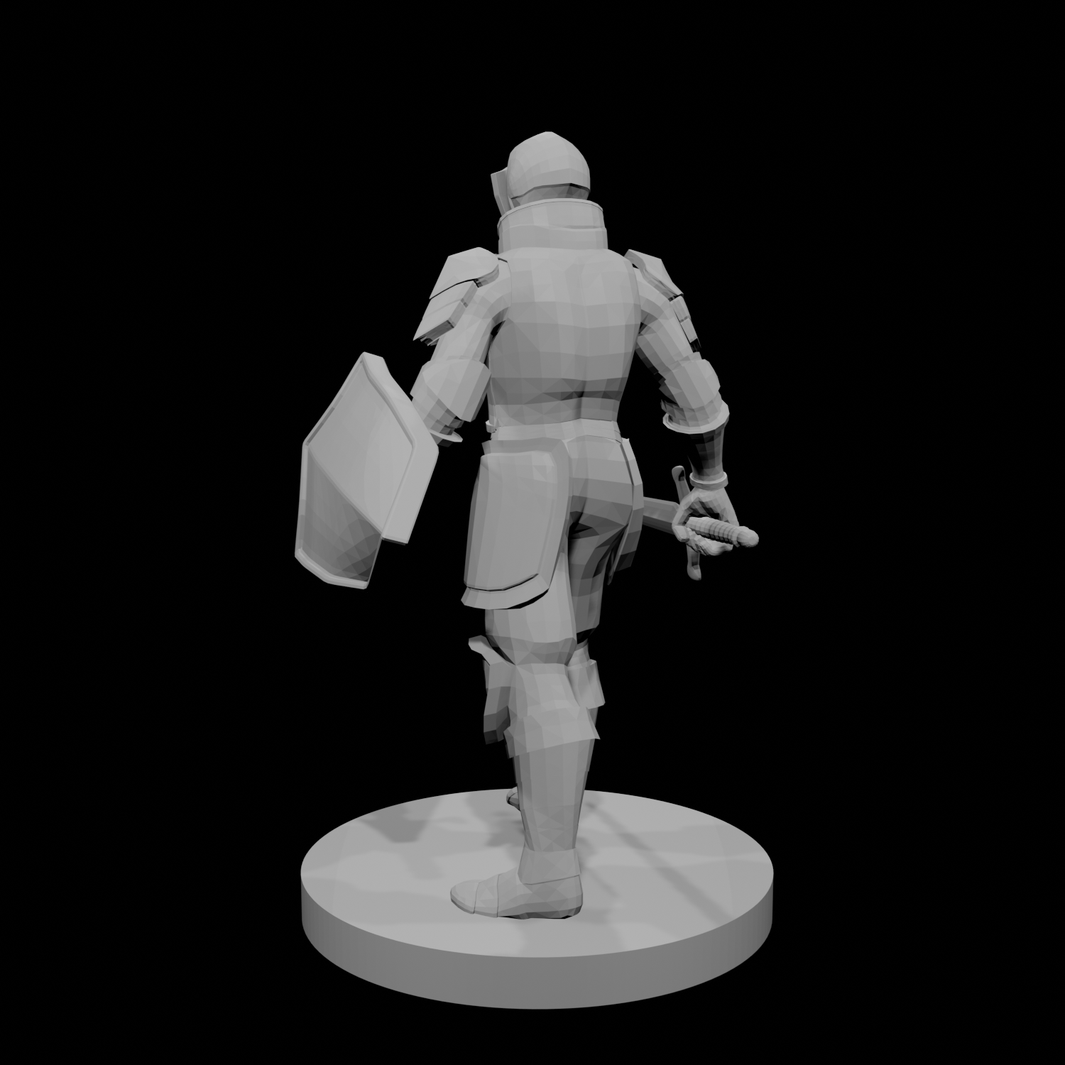 Paladin de la Conquête, épée et bouclier