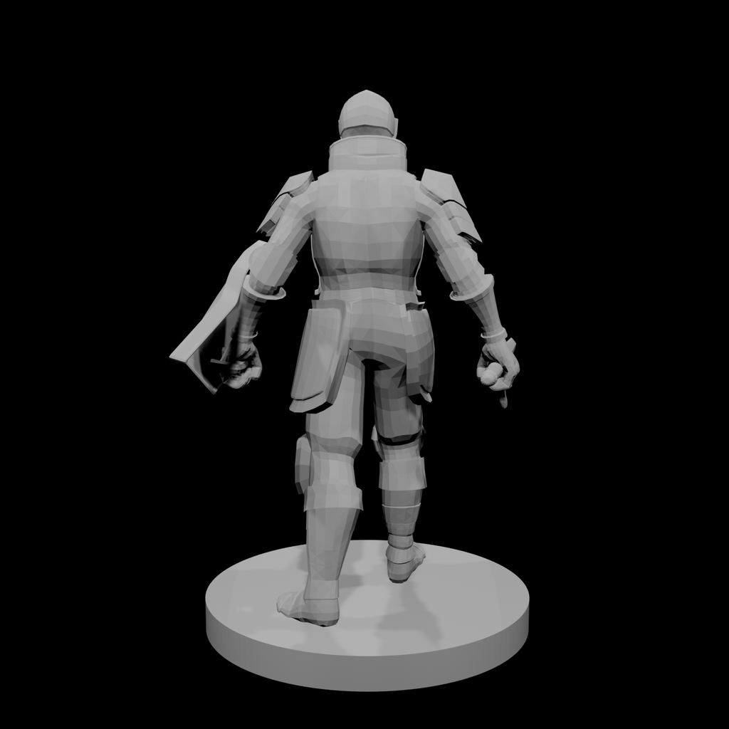 Paladin de la Conquête, épée et bouclier