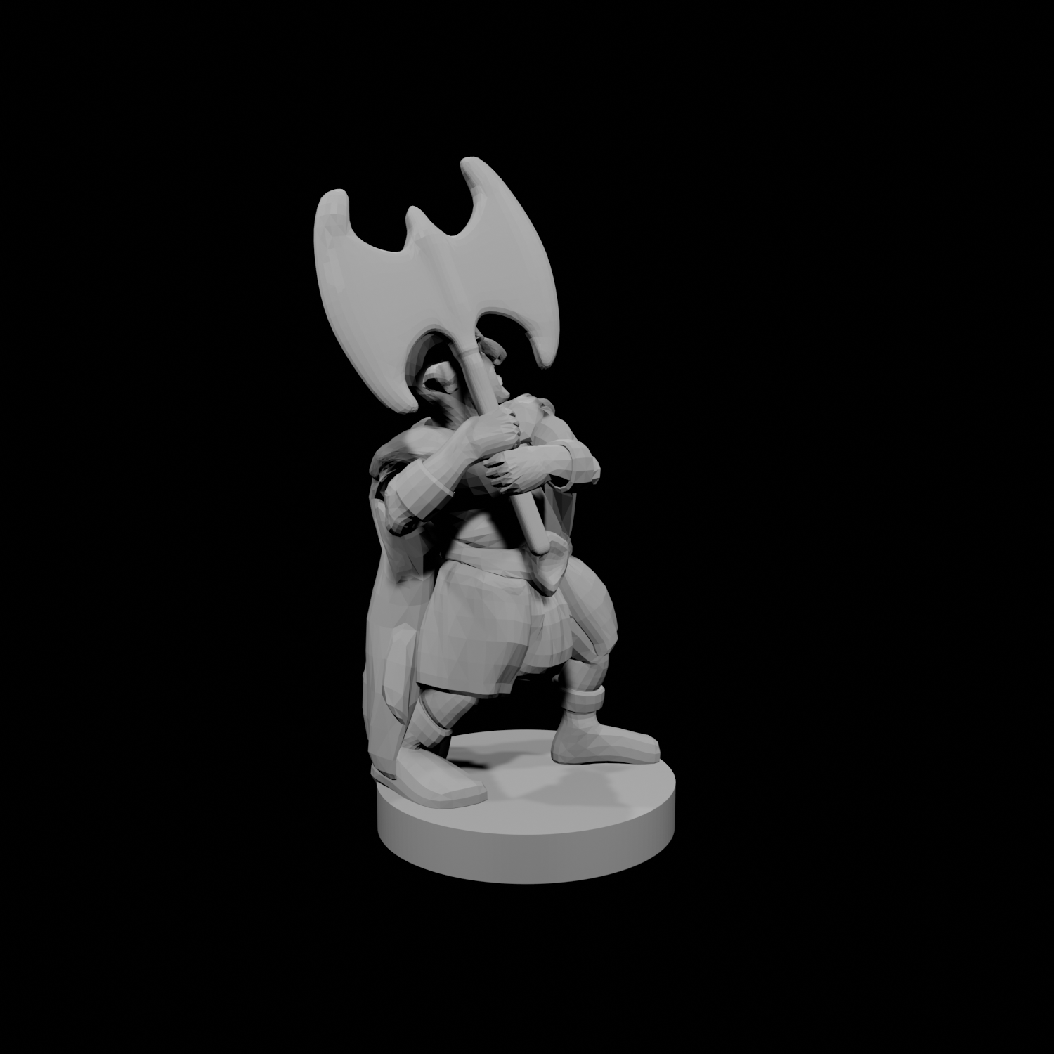 Hache de barbare Gnome des profondeurs