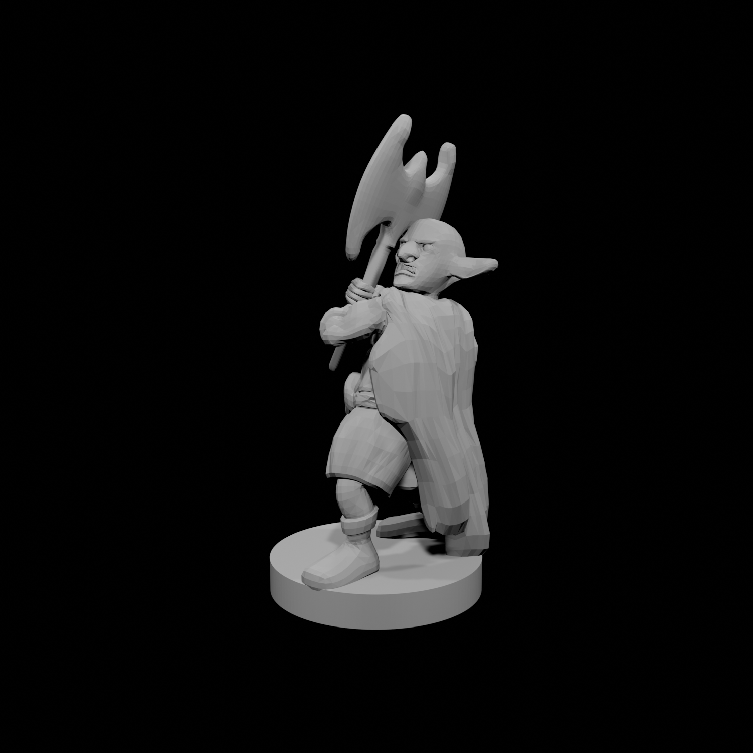 Hache de barbare Gnome des profondeurs