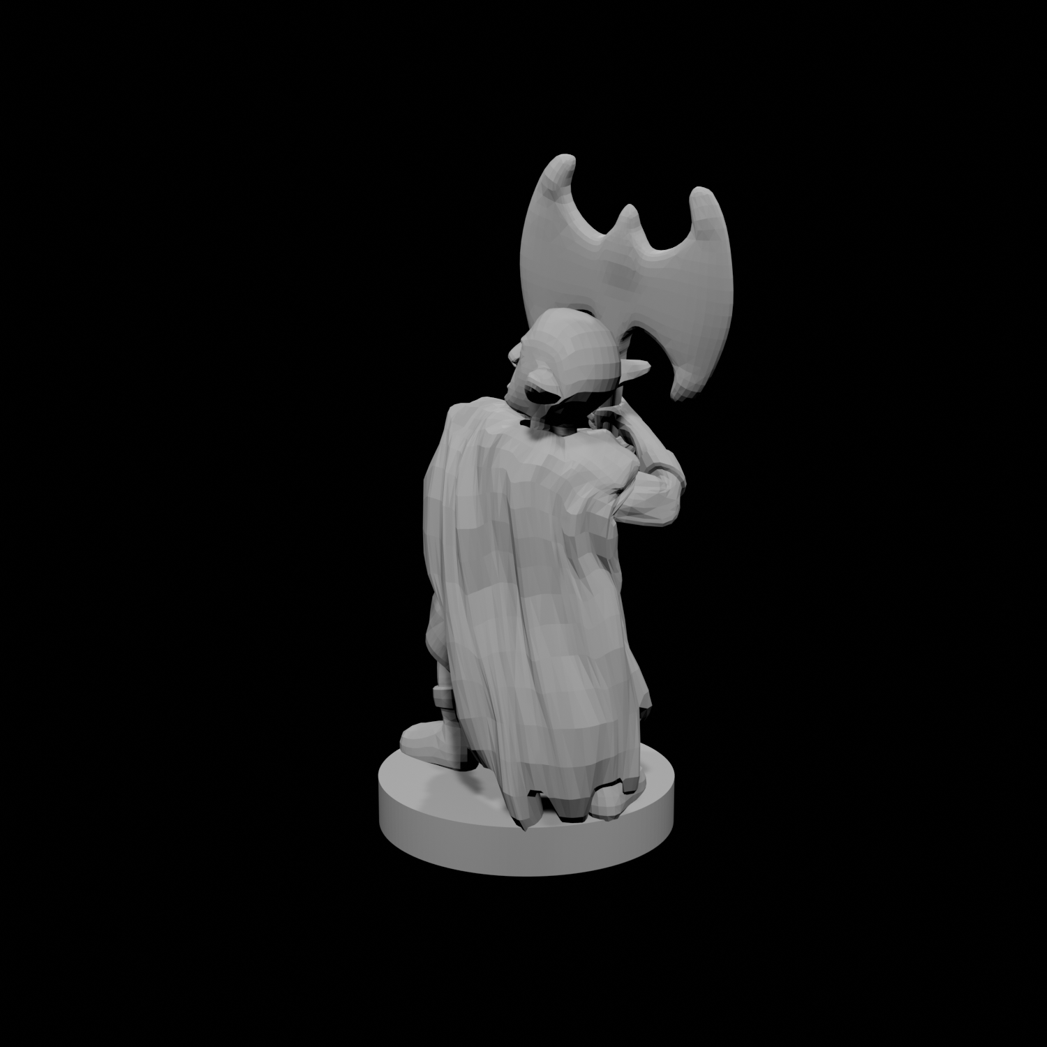 Hache de barbare Gnome des profondeurs