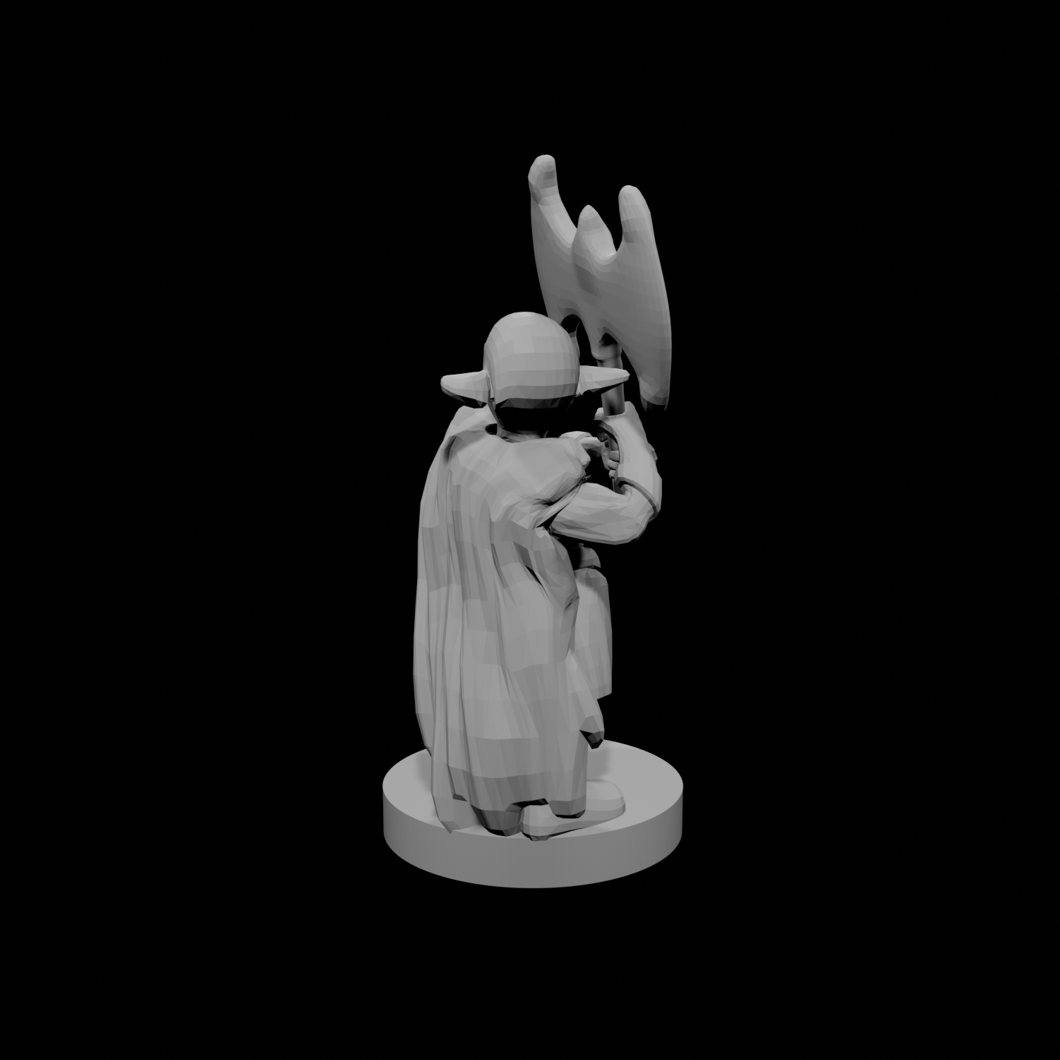 Hache de barbare Gnome des profondeurs