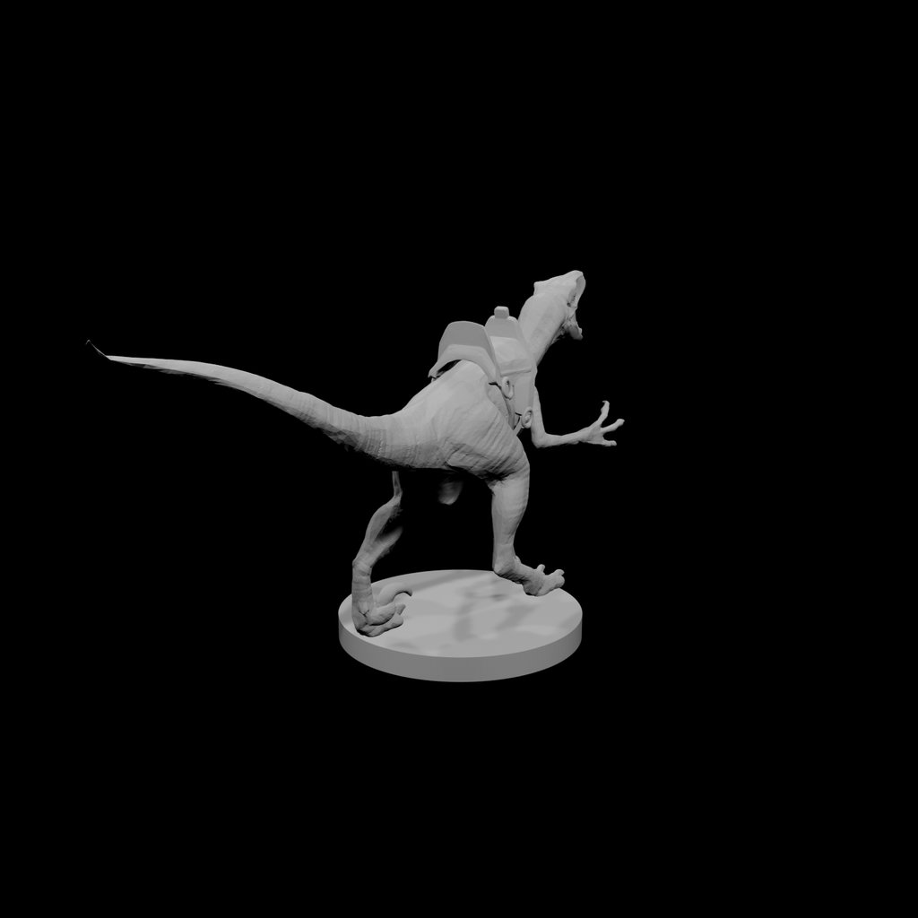 Deinonychus mount