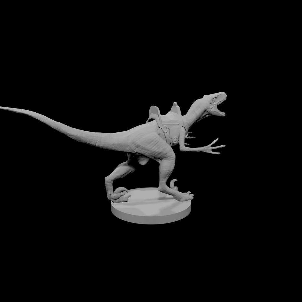 Deinonychus mount