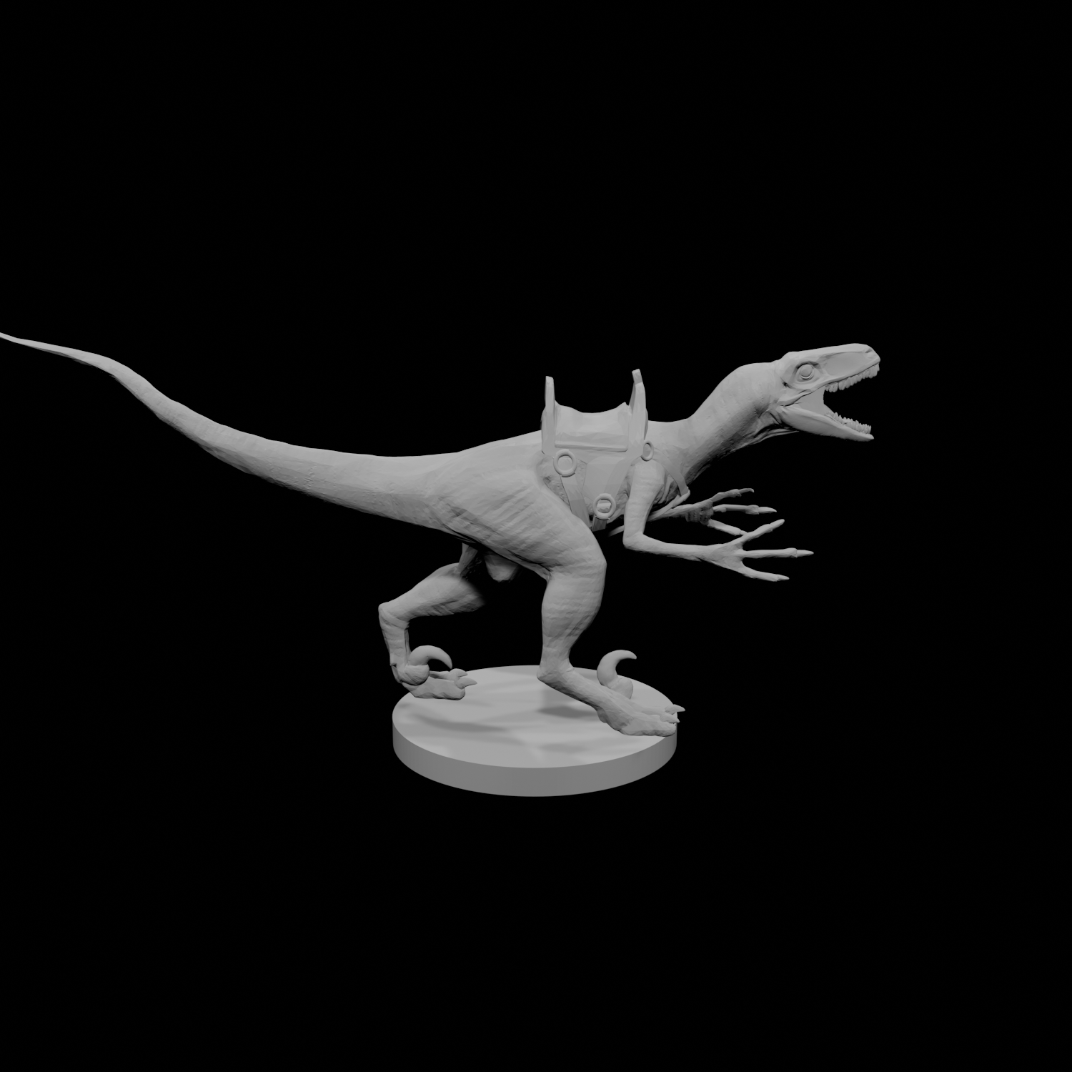 Deinonychus mount