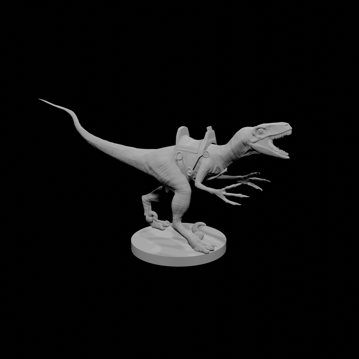 Deinonychus mount