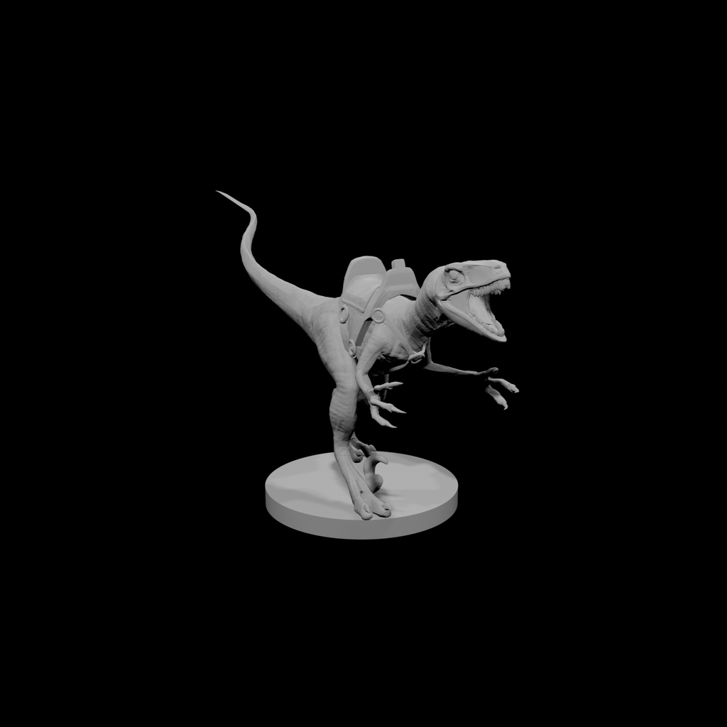 Deinonychus mount