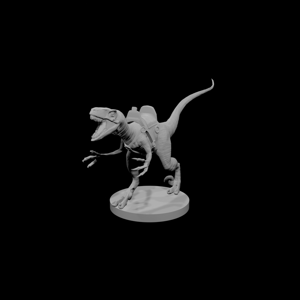 Deinonychus mount
