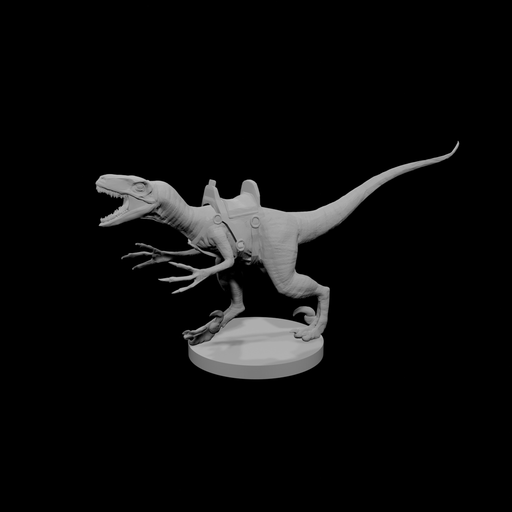 Deinonychus mount