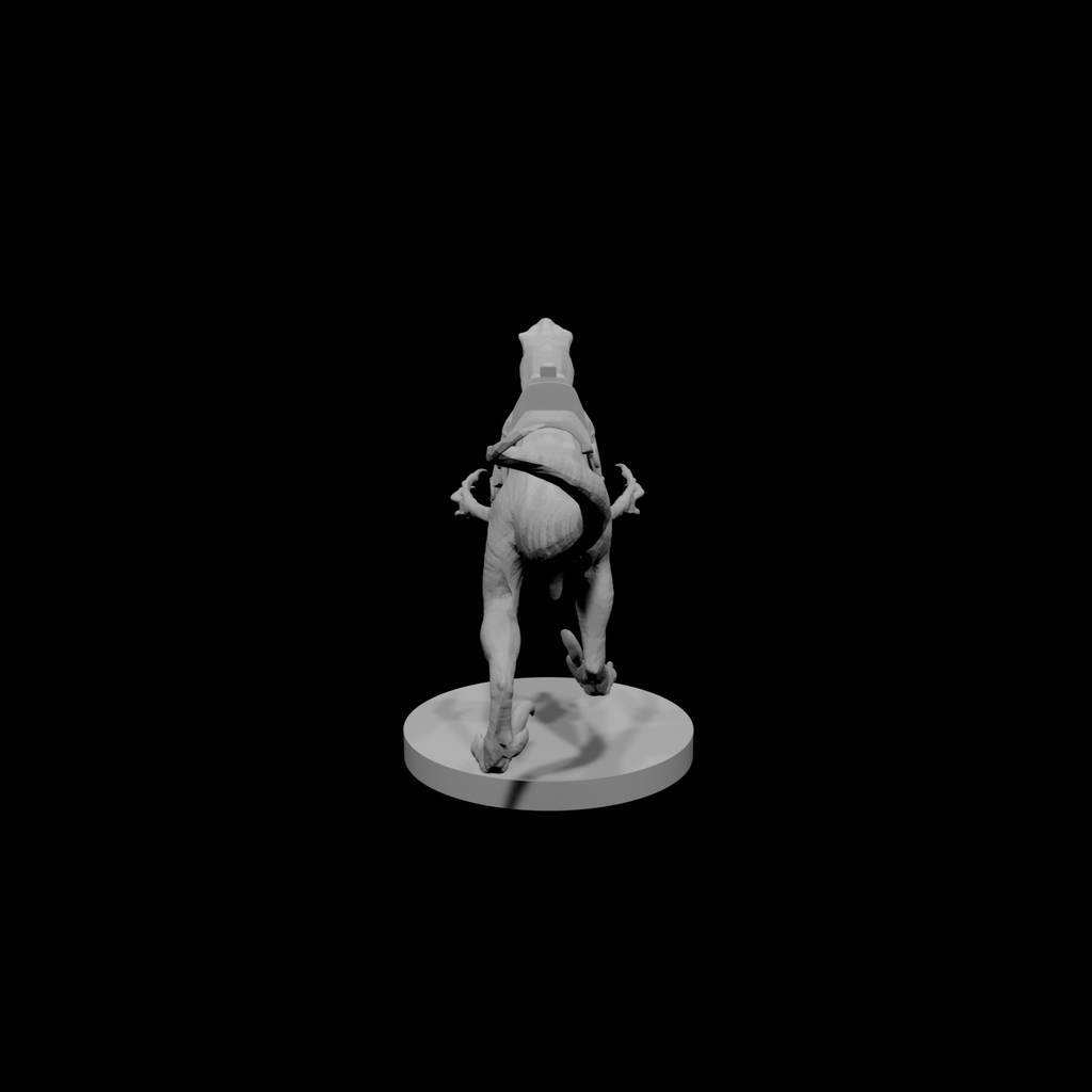 Deinonychus mount