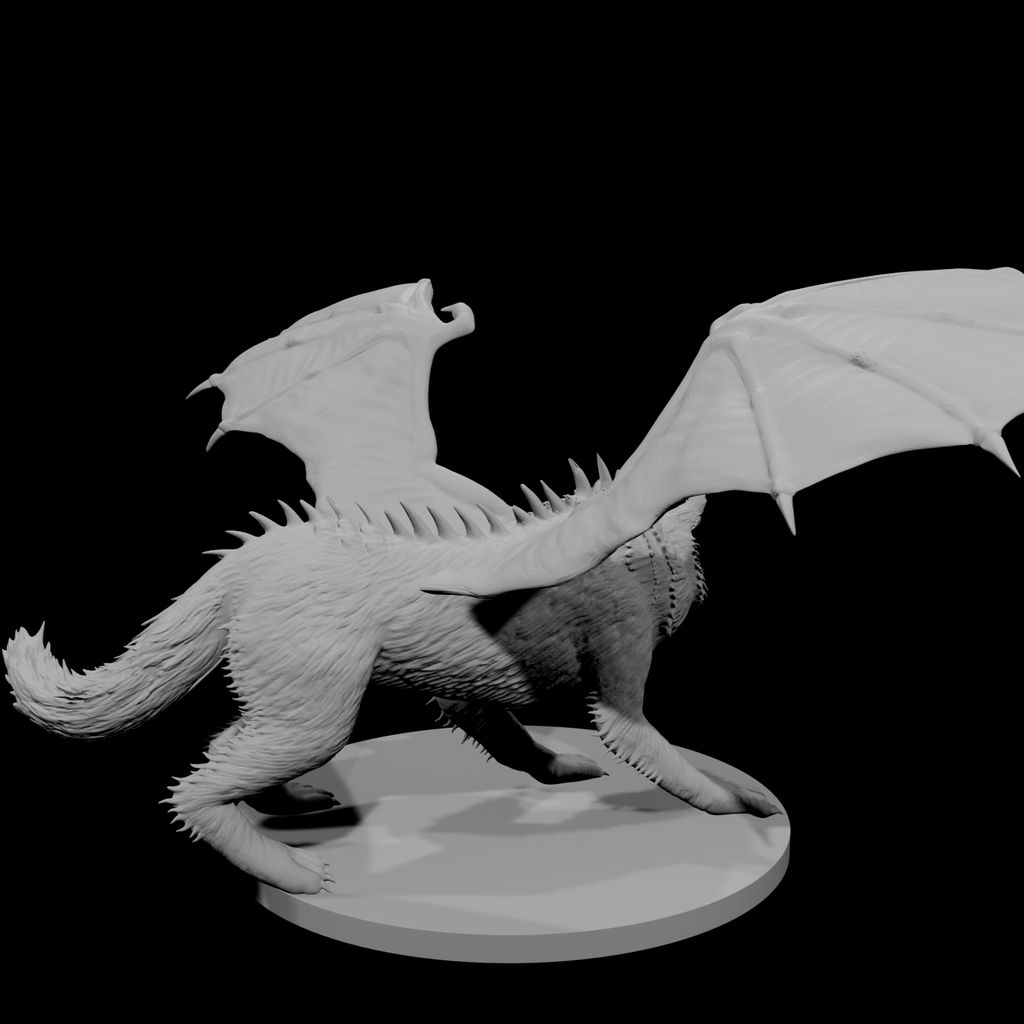 Draconic Wolf