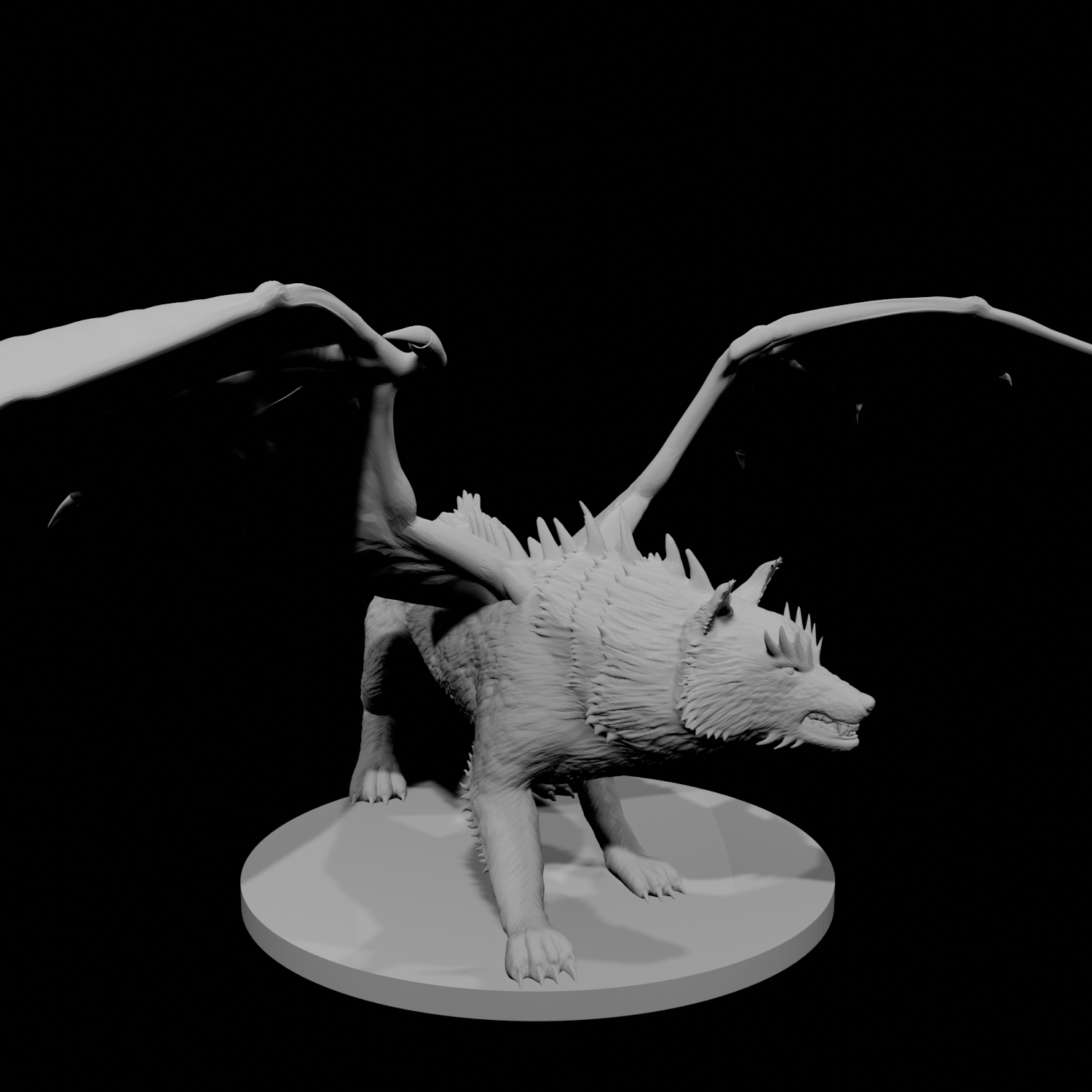 Draconic Wolf