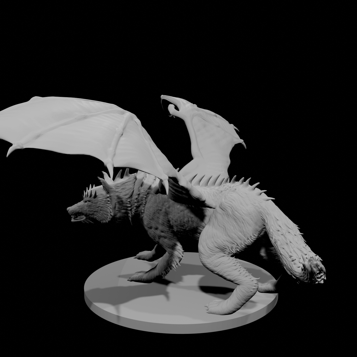 Draconic Wolf