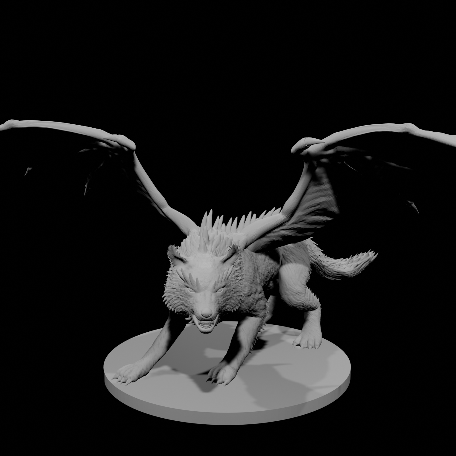Draconic Wolf