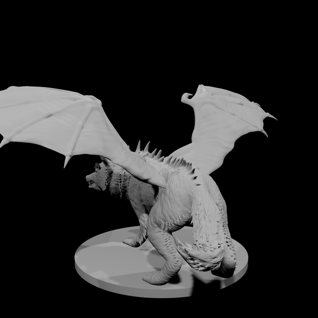 Draconic Wolf