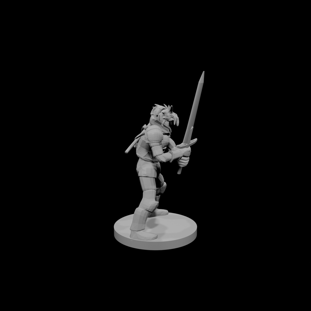 Guerrier à deux mains draconien