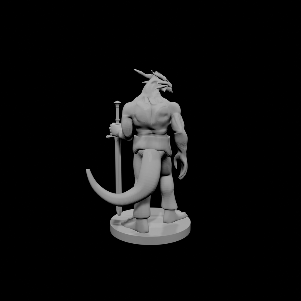 Guerrier draconien à arme lourde 3