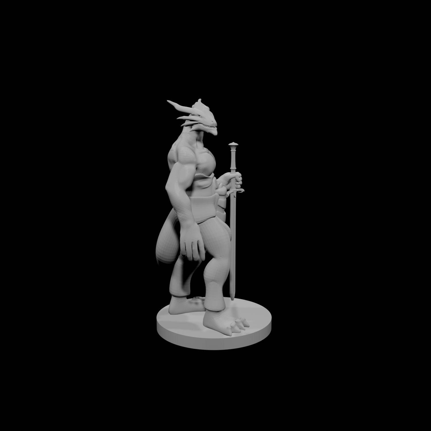 Guerrier draconien à arme lourde 3